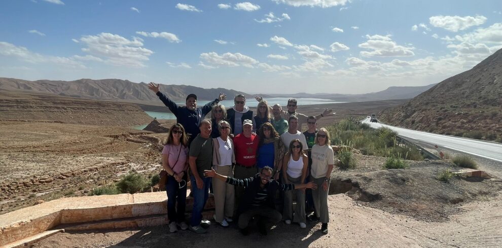 3 Day Desert Tour From Marrakech,3-day desert tour from Marrakech with camel trek in the Merzouga dunes, overnight stay in Sahara desert camp, and visits to Ait Ben Haddou, Dades Valley, and Todra Gorge.Camel trek across Erg Chebbi dunes during a 3-day desert tour from Marrakech with overnight Sahara camp. Tourists exploring Ait Ben Haddou kasbah on the way to Merzouga desert from Marrakech. Scenic drive through the Dades Valley with winding roads and dramatic cliffs on a Morocco desert tour. Sunset over the Merzouga sand dunes during a Sahara desert excursion from Marrakech. Traditional desert camp in the Sahara with Berber tents used on a 3-day tour from Marrakech. Hiking through Todra Gorge with towering canyon walls on the route to the Sahara desert. Luxury desert camp experience in Erg Chebbi with camel caravan at sunrise. View of the High Atlas Mountains crossed on the way from Marrakech to the Sahara desert.