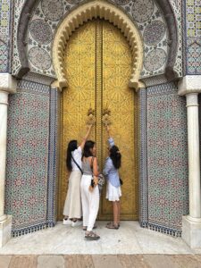 Morocco tour in 2026 /Jemaa el-Fnaa square during a pleasant January day on a Morocco winter tour